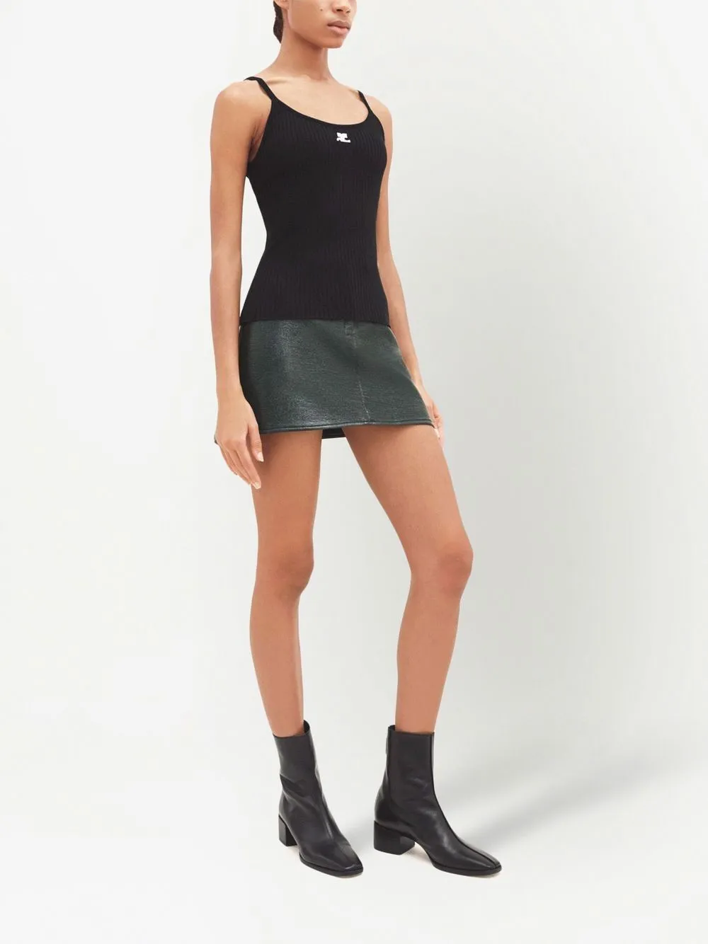 RIB KNIT TANK TOP sold by Lord & Taylor product image thumbnail 3
