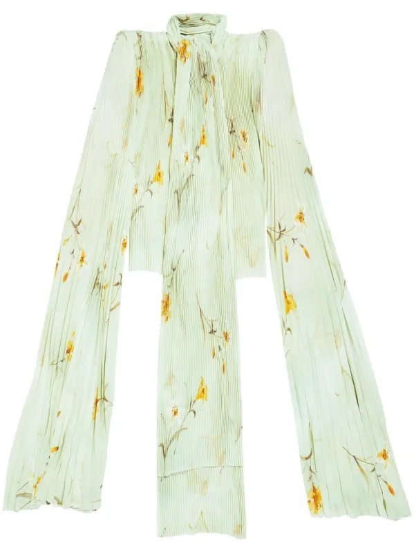 POLYESTER BLOUSE made by Balenciaga