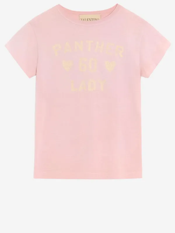 Cotton T-Shirt with Print made by Valentino