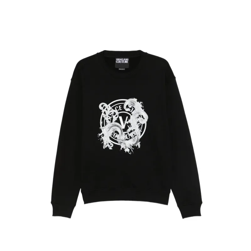 Sweatshirt Black Cotton made by Versace