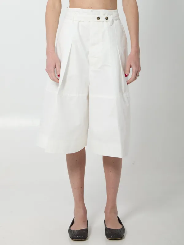 CULOTTE PANTS IN COTTON FABRIC made by Bottega Veneta