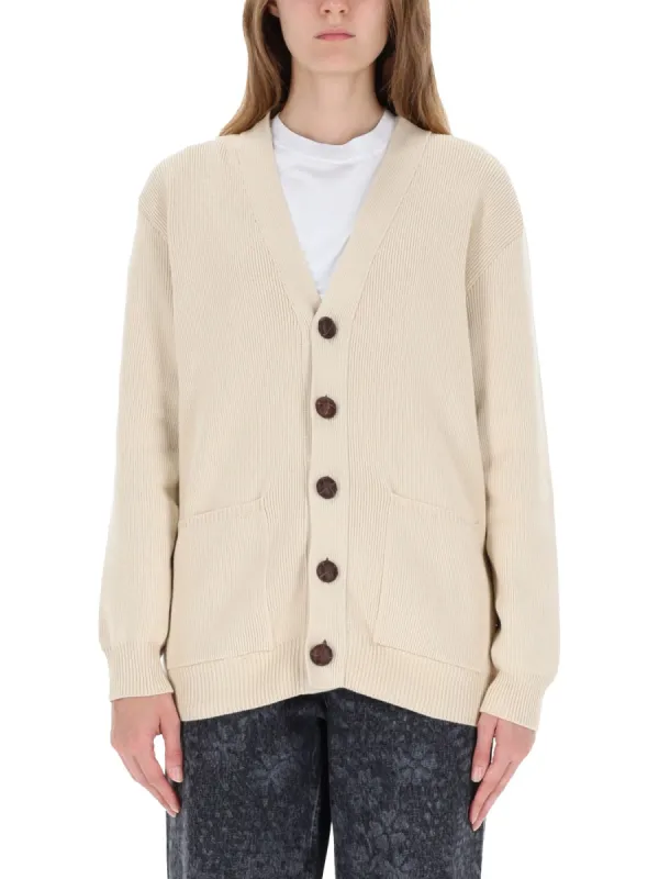 Cardigan with Logo made by Golden Goose