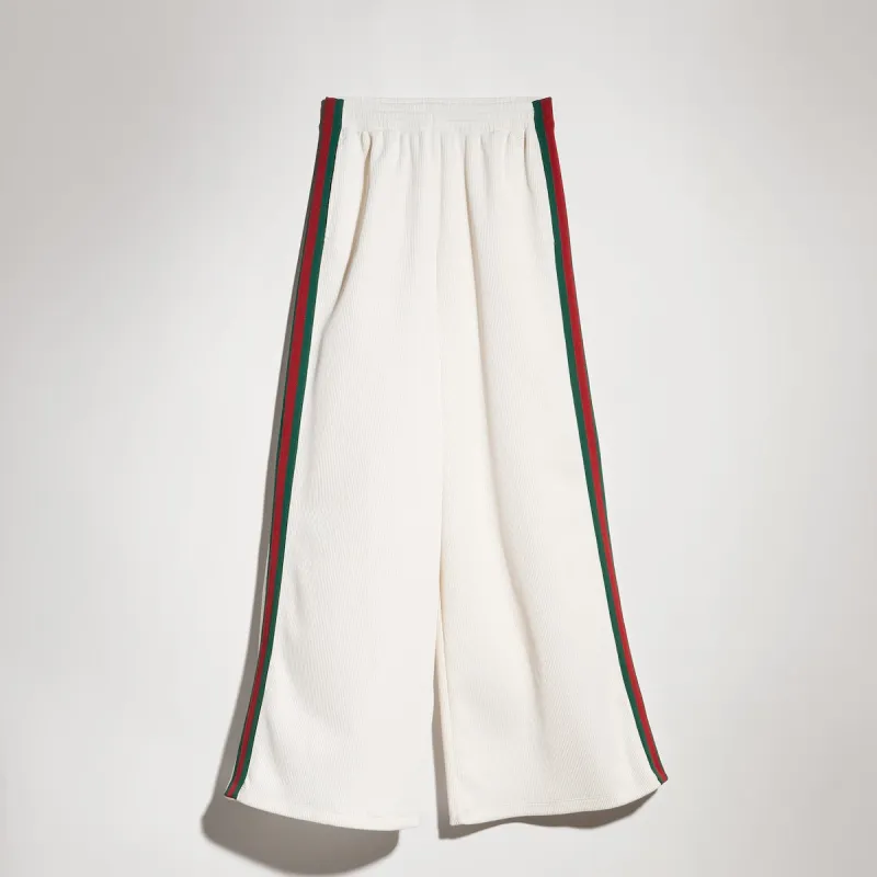Joggers pants with Web details made by Gucci