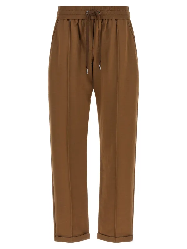 'Track' joggers made by Brunello Cucinelli