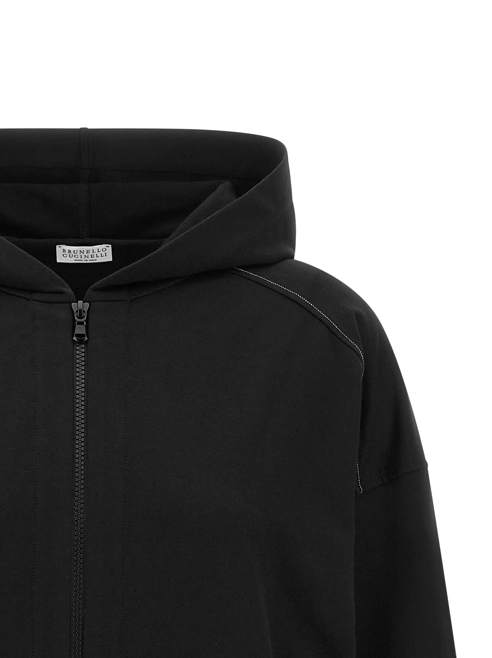 'Shiny Trims' hoodie sold by Lord & Taylor product image thumbnail 3