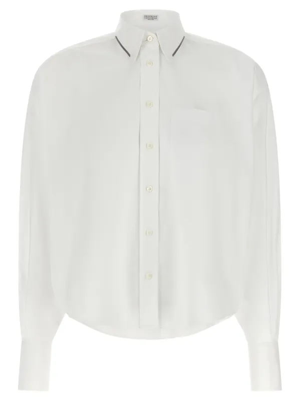 'Shiny Trim' shirt made by Brunello Cucinelli