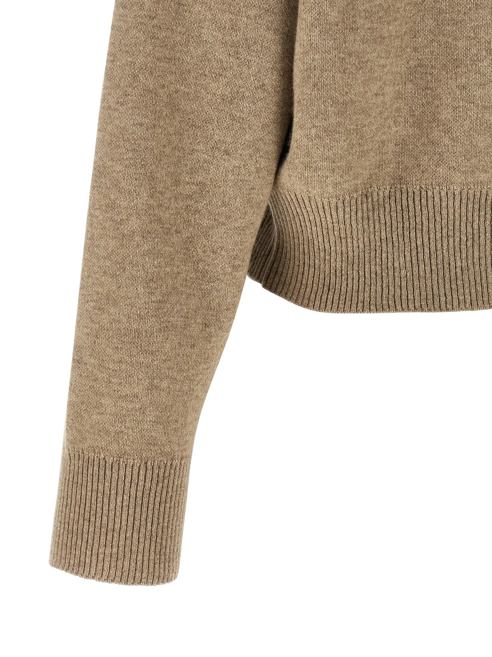 'Shiny Zipper Pull' Wool cardigan sold by Lord & Taylor product image thumbnail 4