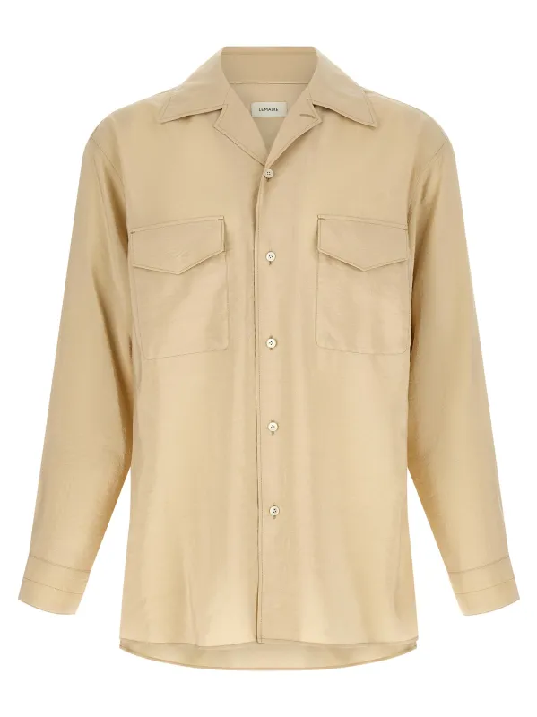 Convertible collar shirt made by Lemaire