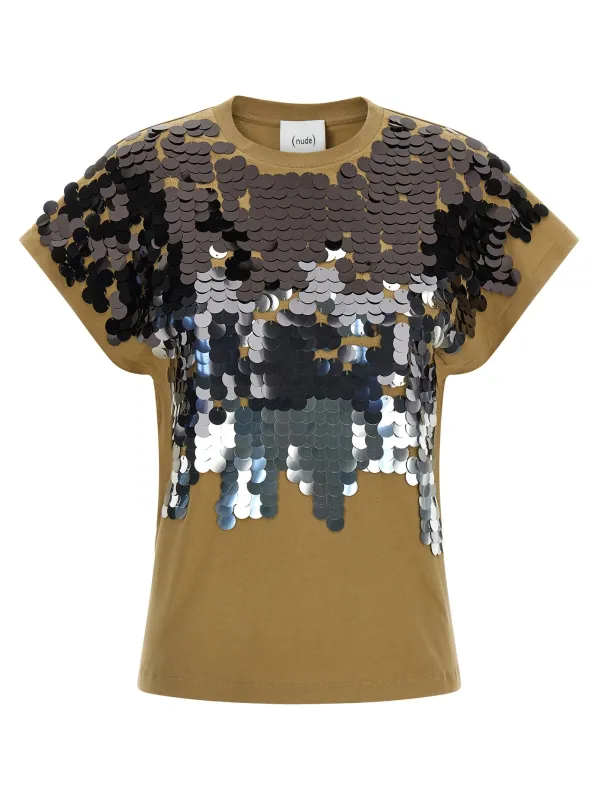 Sequin T-shirt made by NUDE