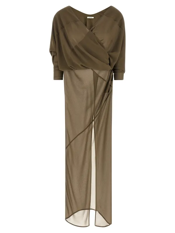 Asymmetrical skirt dress made by Entire Studios