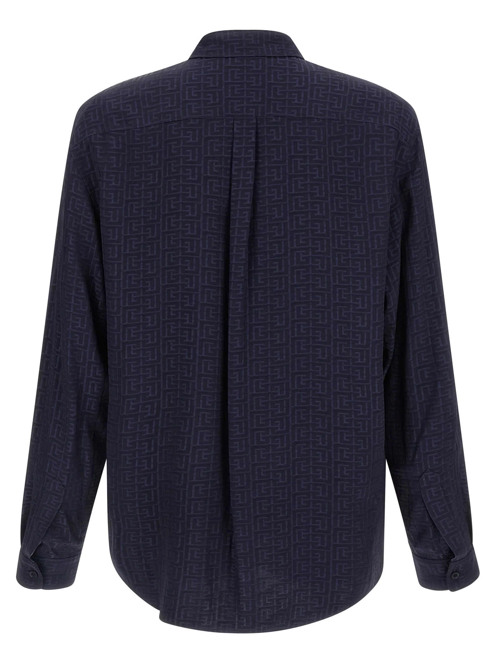Jacquard monogram shirt sold by Lord & Taylor product image thumbnail 2