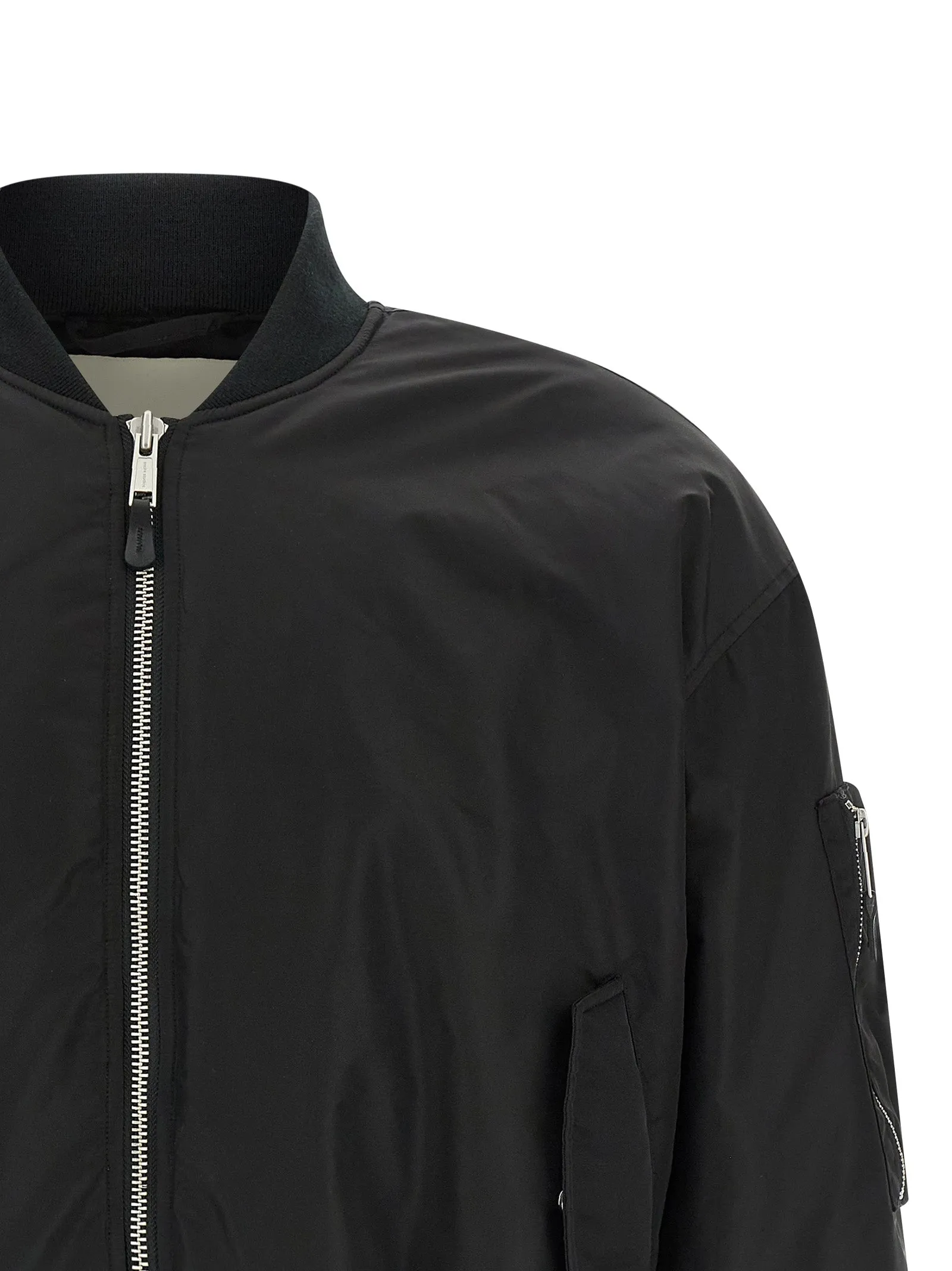 Nylon bomber jacket sold by Lord & Taylor product image thumbnail 3