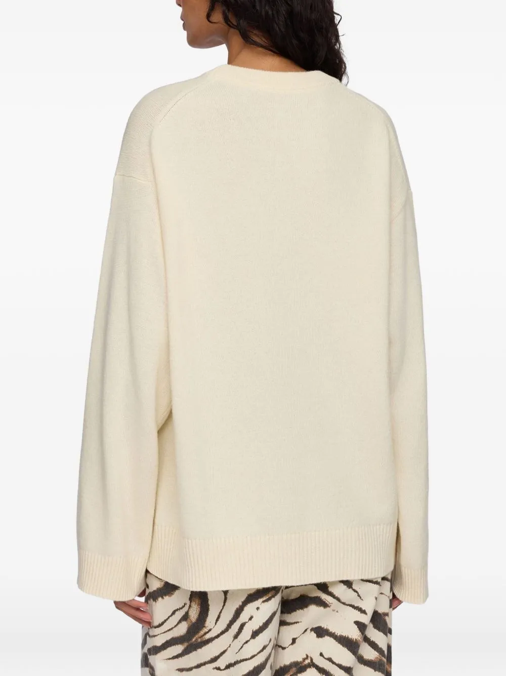 EGRET WOOL RECYCLED WOOL RECYCLED POLYAMIDE SWEATER sold by Lord & Taylor product image thumbnail 2