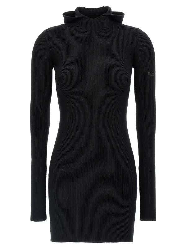 Hooded dress made by Fendi