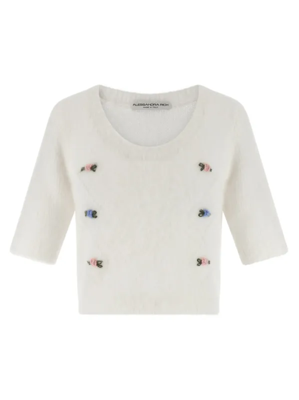 'Carded Mohair' sweater made by Alessandra Rich