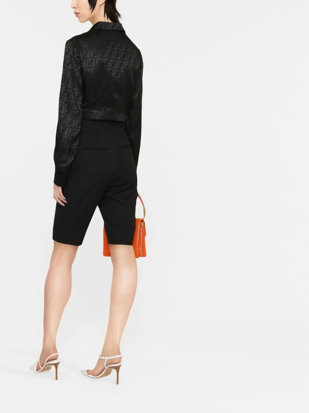 BLACK SILK SHIRT sold by Lord & Taylor product image thumbnail 2