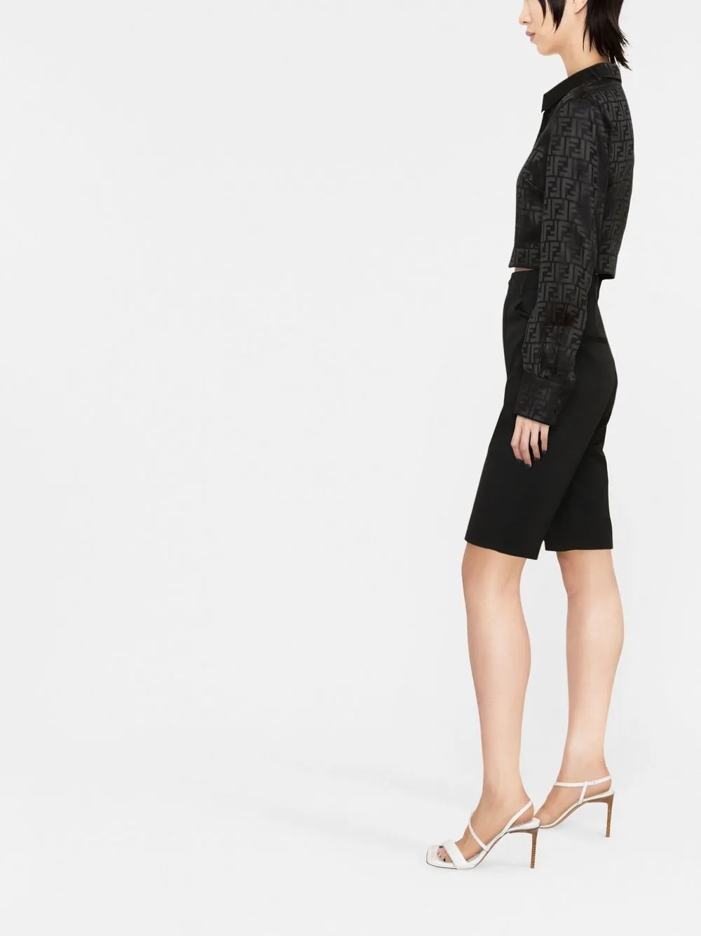 BLACK SILK SHIRT sold by Lord & Taylor product image thumbnail 3