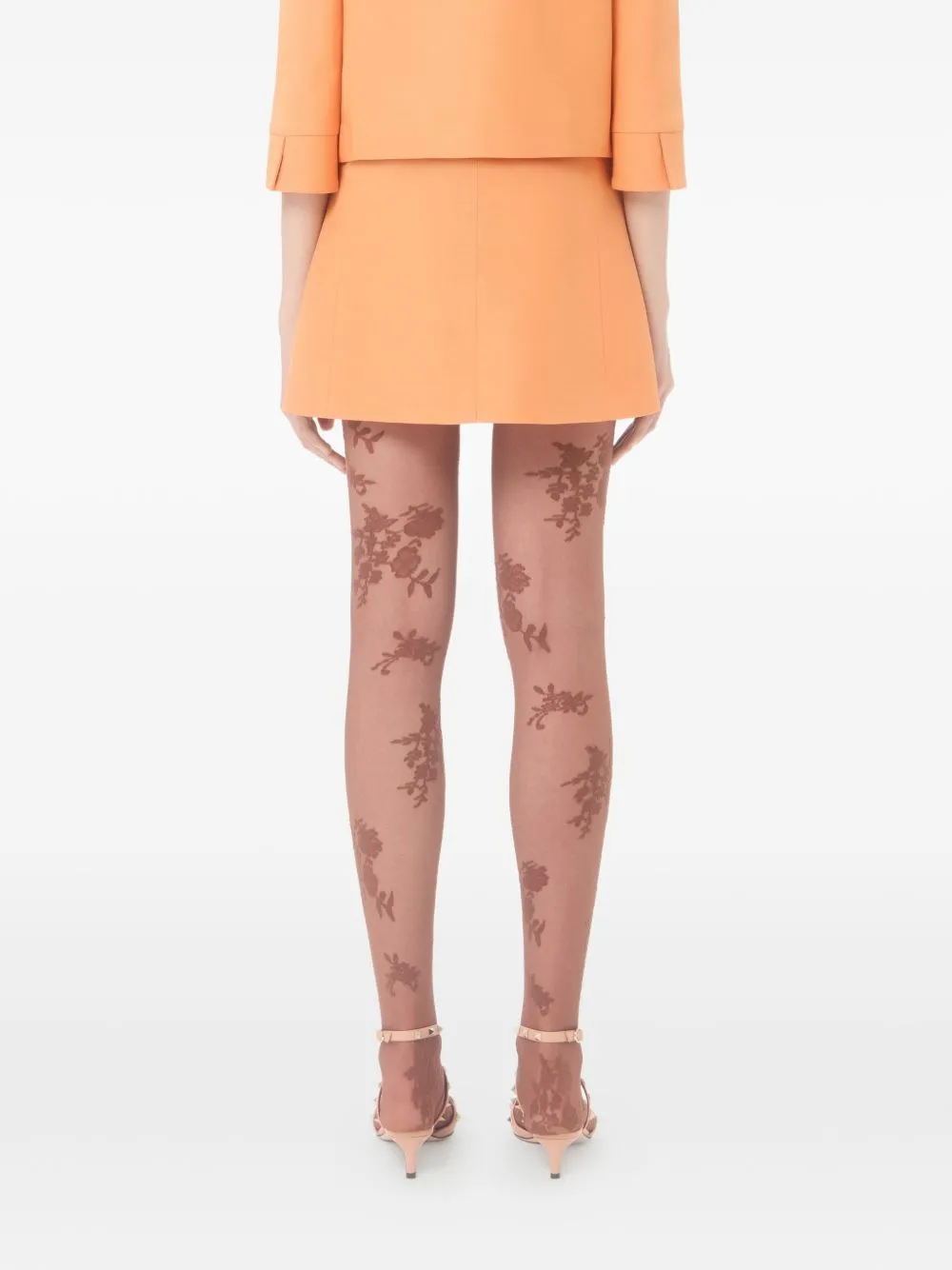 ORANGE SILK VIRGIN WOOL SKIRT sold by Lord & Taylor product image thumbnail 3