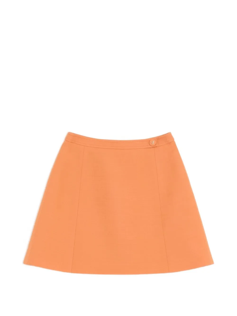 ORANGE SILK VIRGIN WOOL SKIRT sold by Lord & Taylor