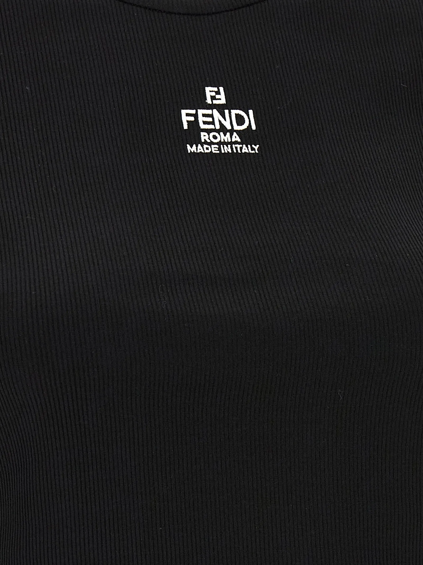 'Fendi' cropped T-shirt sold by Lord & Taylor product image thumbnail 4