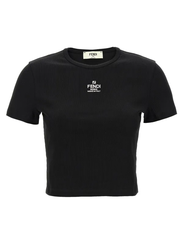 'Fendi' cropped T-shirt made by Fendi
