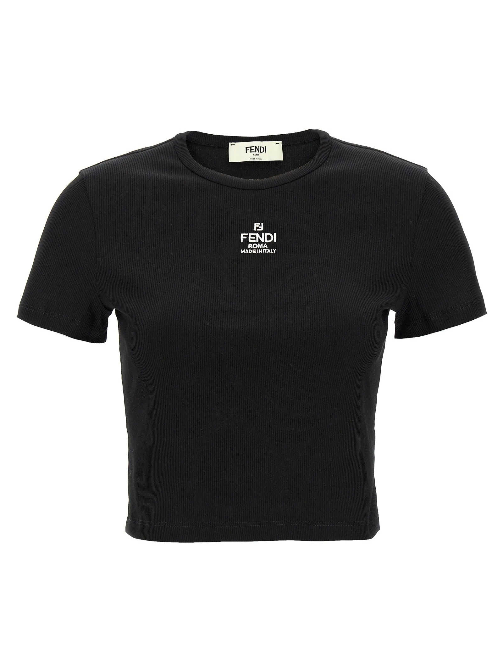'Fendi' cropped T-shirt sold by Lord & Taylor