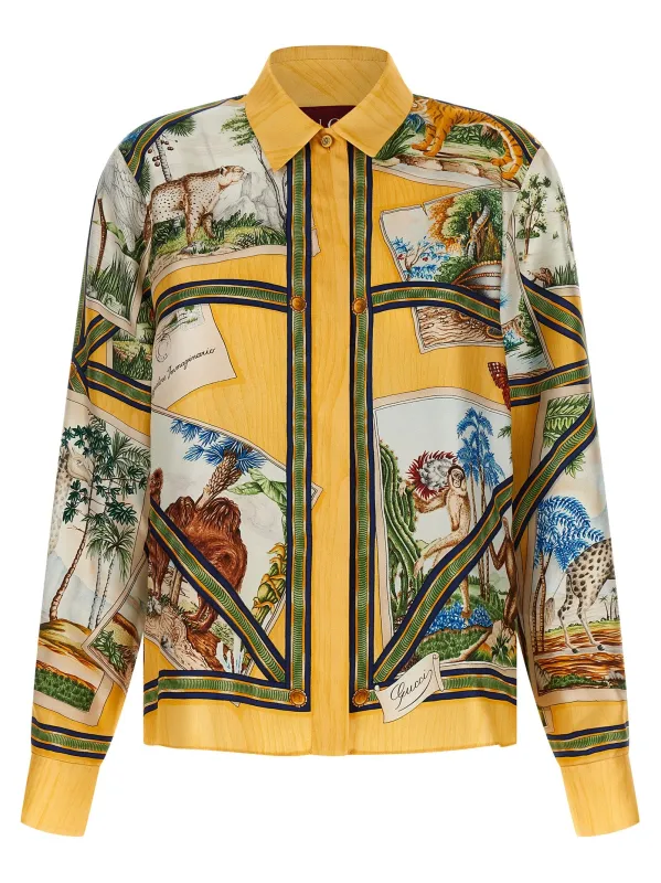 Silk shirt made by Gucci