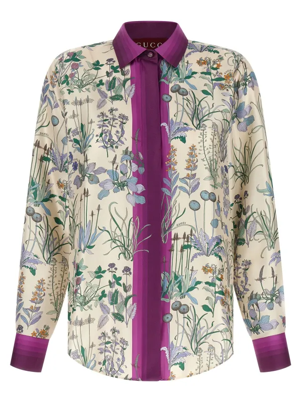 Silk shirt made by Gucci