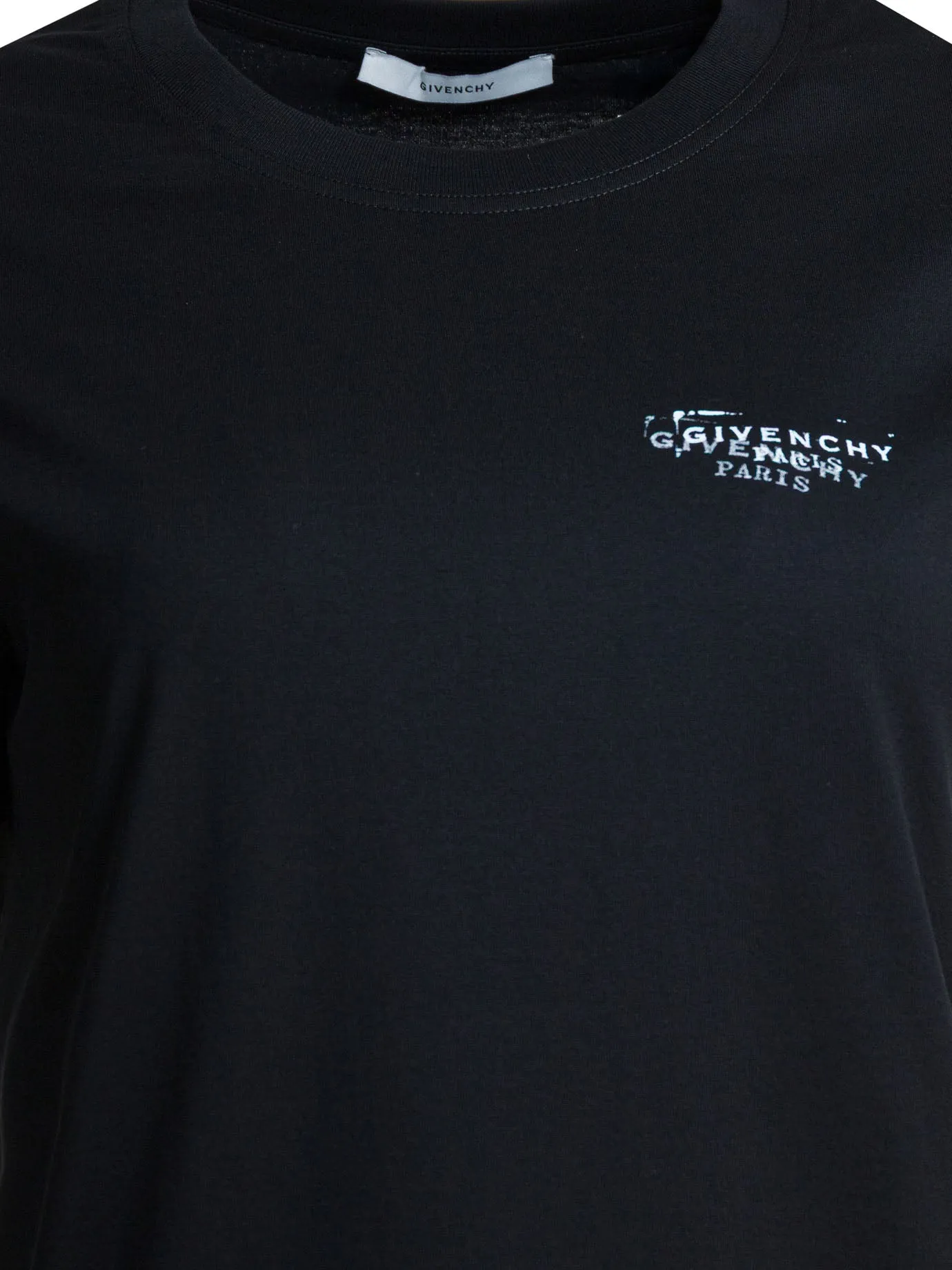 "Fitted" crew-neck T-shirt sold by Lord & Taylor product image thumbnail 3
