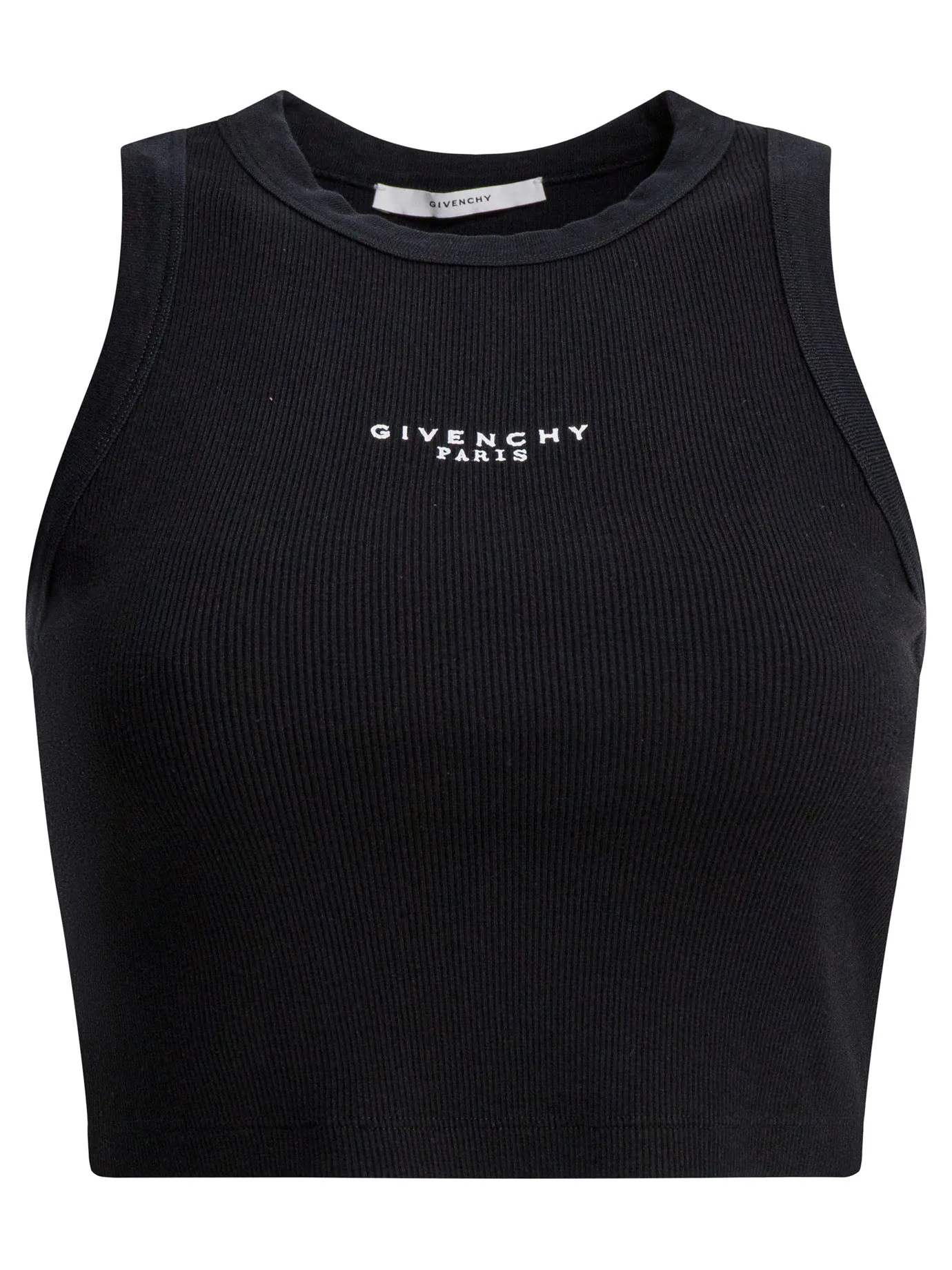 Cropped tank top with logo sold by Lord & Taylor
