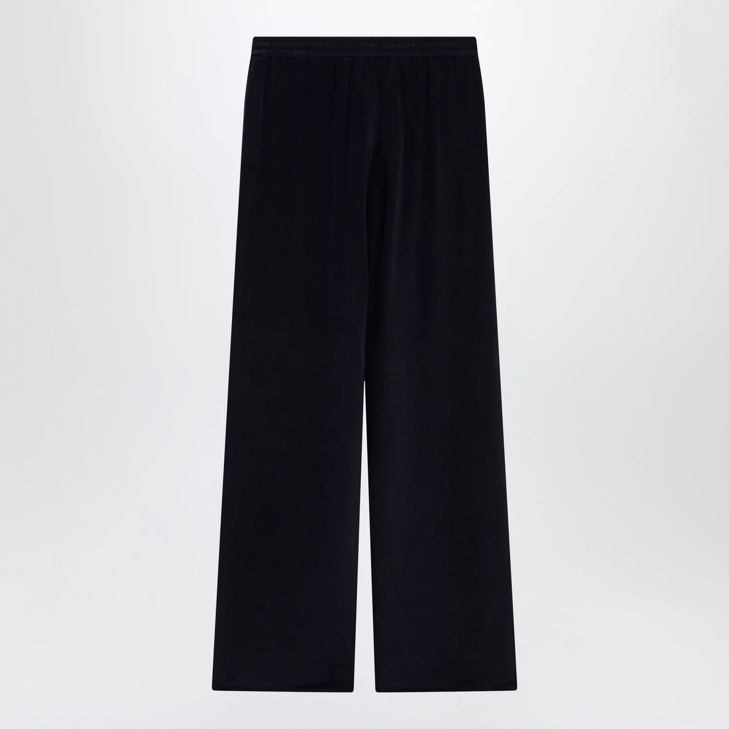 NAVY BLUE SILK RELAXED TROUSERS sold by Lord & Taylor product image thumbnail 2