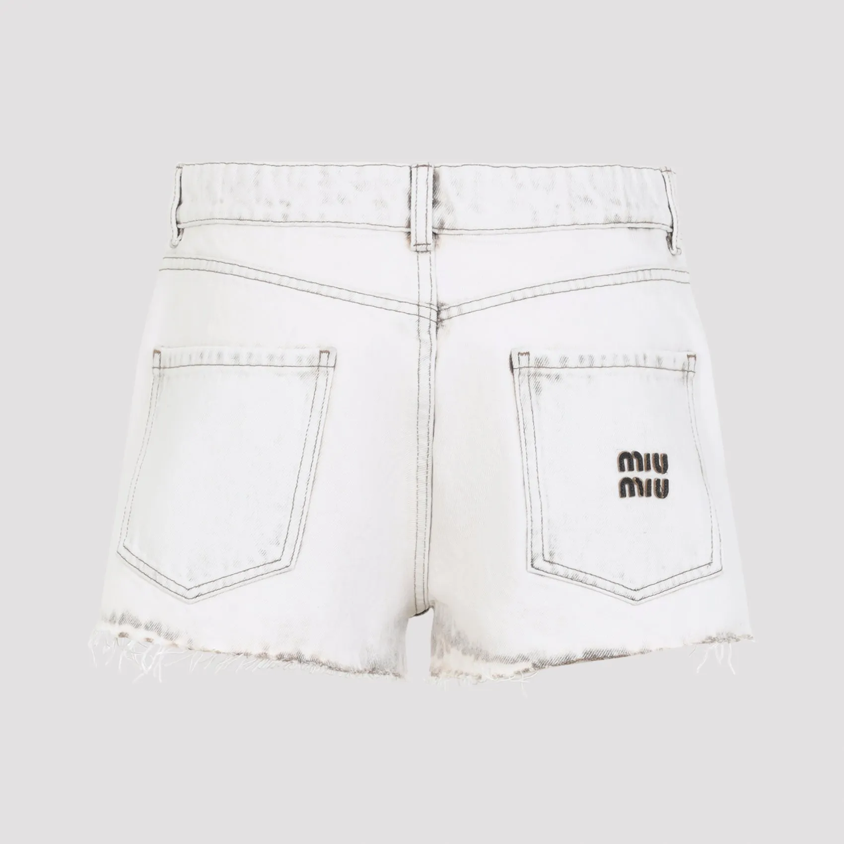 Miu Miu Denim Short sold by Lord & Taylor product image thumbnail 4