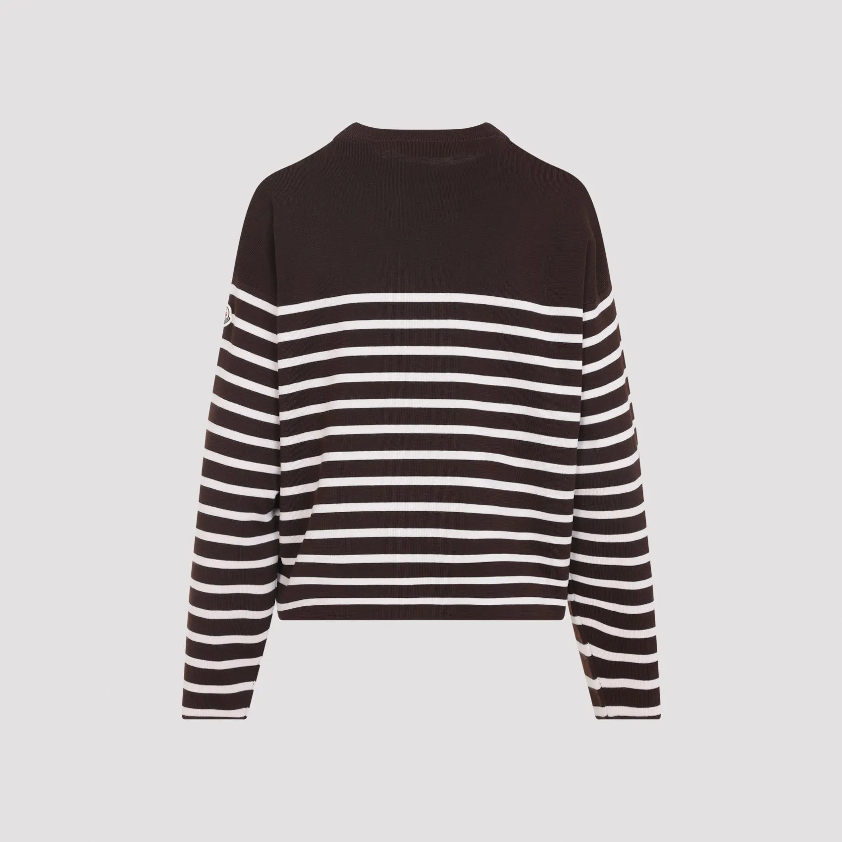 Moncler Striped Logo Knit Sweater sold by Lord & Taylor product image thumbnail 4