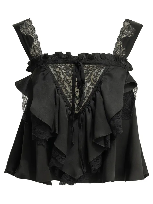 Casual top with ruffles made by Chloe