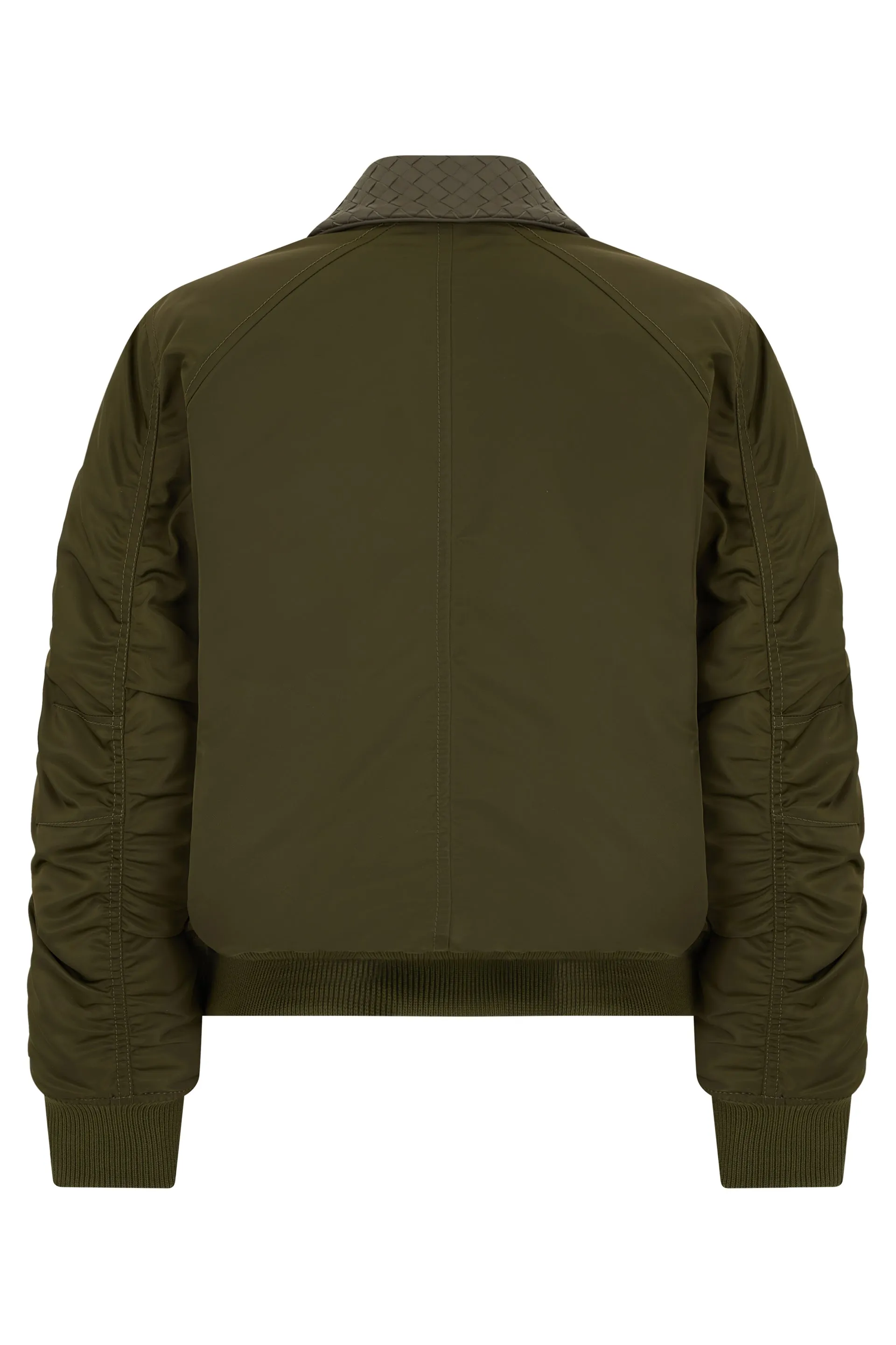 PADDED NYLON BOMBER JACKET sold by Lord & Taylor product image thumbnail 2