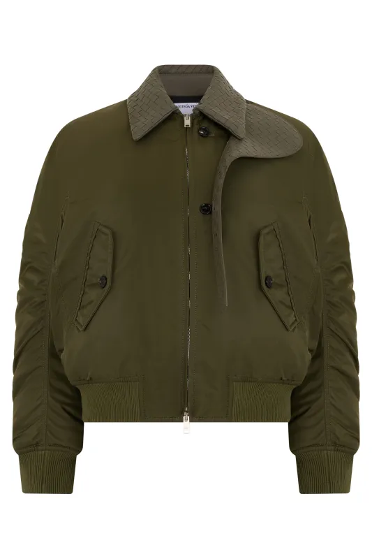 PADDED NYLON BOMBER JACKET made by Bottega Veneta