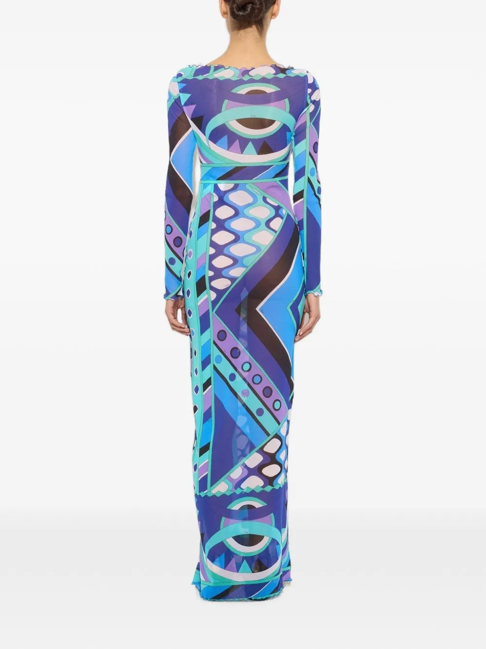 VIVARA PRINT TULLE DRESS sold by Lord & Taylor product image thumbnail 5