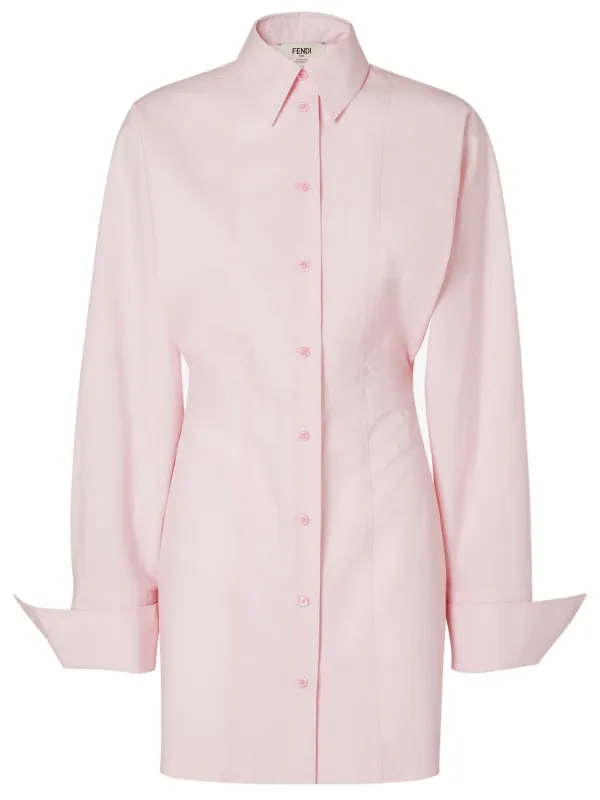 LIGHT COTTON POPLIN DRESS made by Fendi