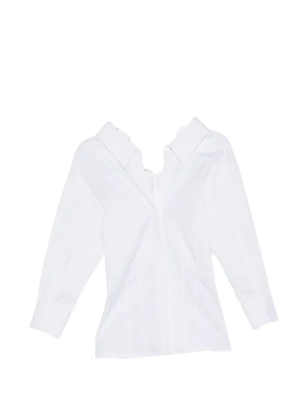 SLASHED SHIRT IN POPLIN made by Givenchy