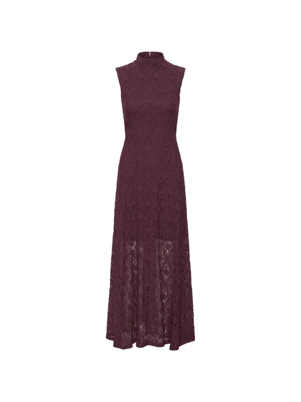 LACE MAXI FLARED DRESS made by ROTATE Birger Christensen