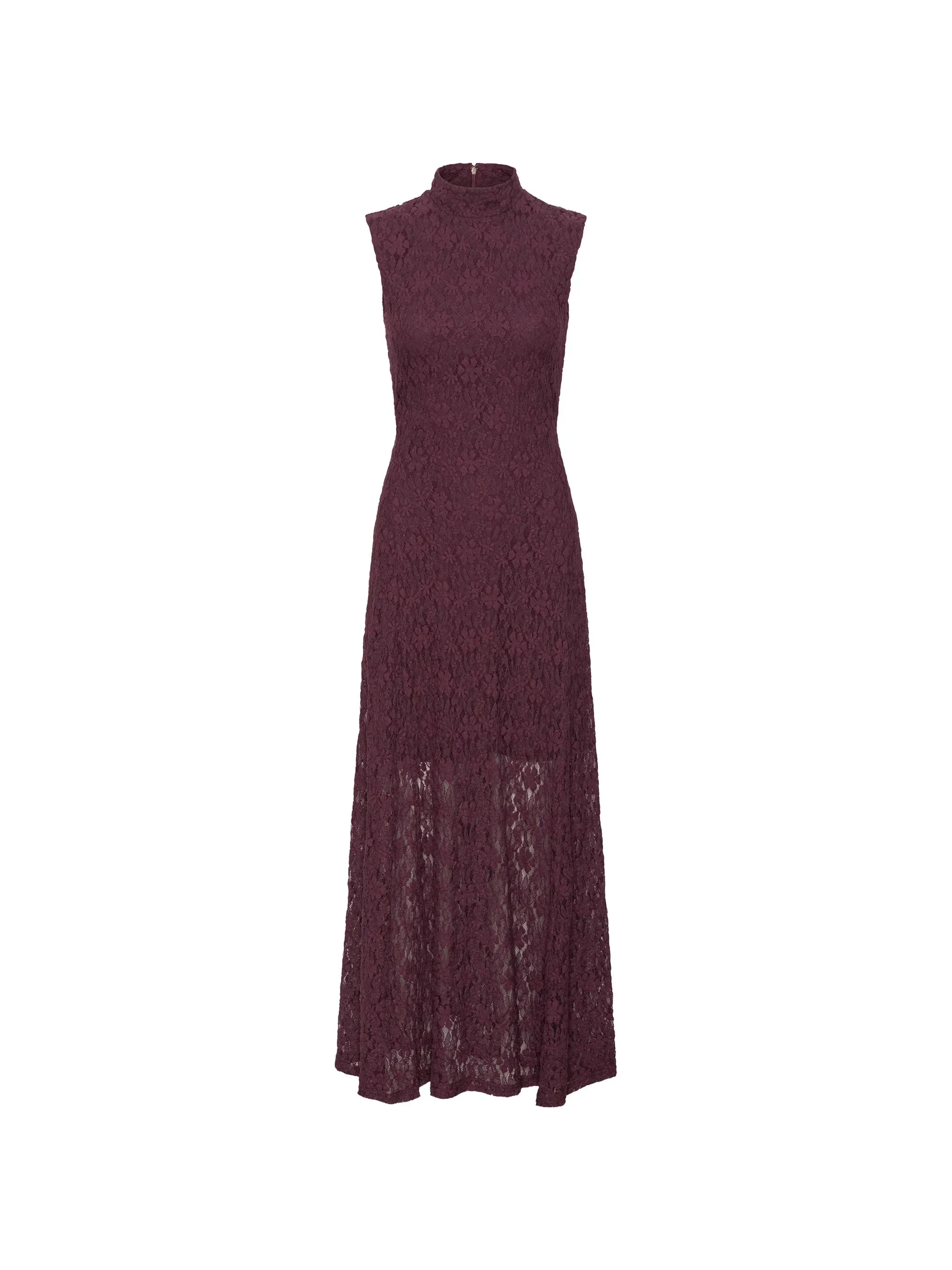 LACE MAXI FLARED DRESS sold by Lord & Taylor