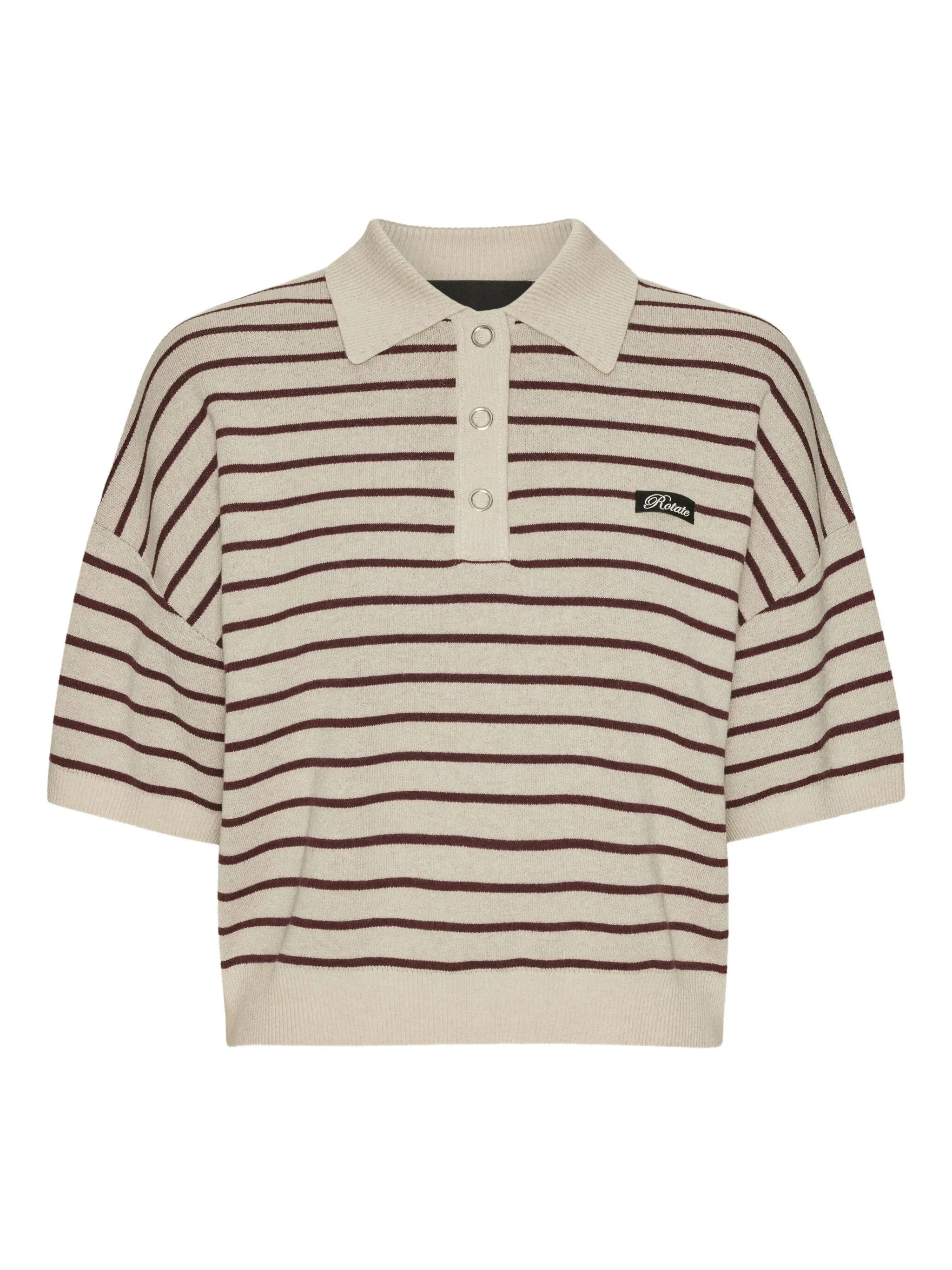 SLINKY KNIT POLO STRIPED sold by Lord & Taylor