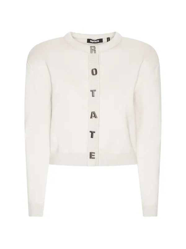 CARDIGAN WITH LOGO made by ROTATE Birger Christensen