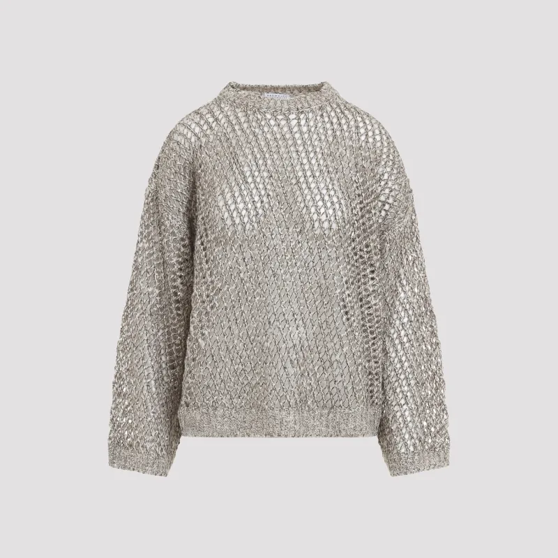 Brunello Cucinelli Fish-Net Sweater made by Brunello Cucinelli