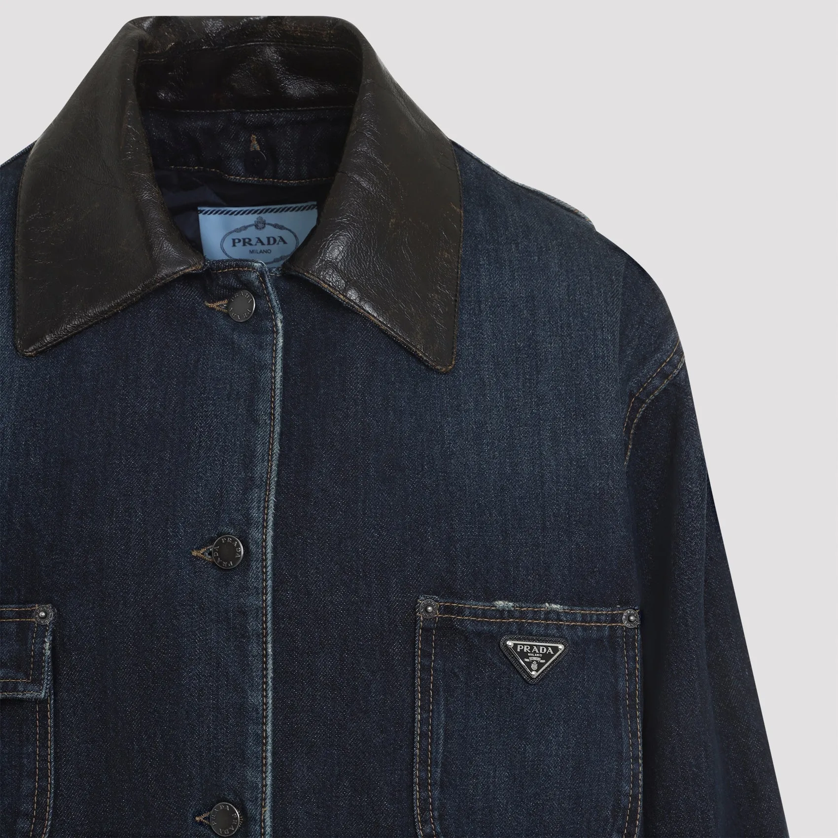 Prada Denim Jacket sold by Lord & Taylor product image thumbnail 5