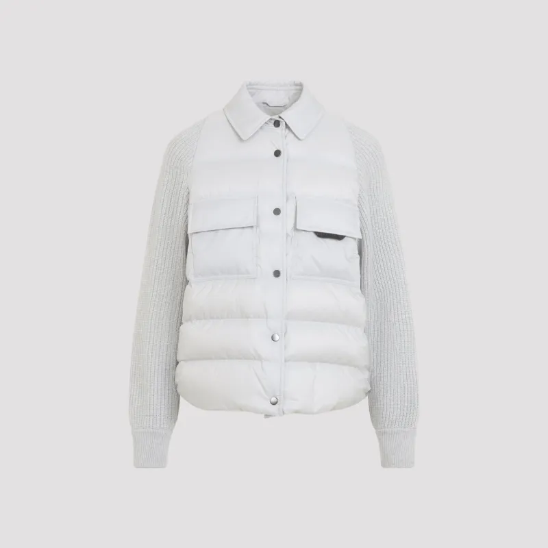 Brunello Cucinelli Hybrid Padded Jacket made by Brunello Cucinelli
