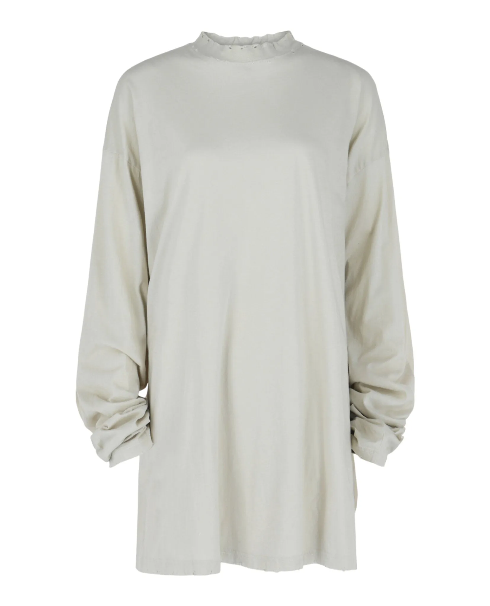 Long Sleeve Oversized Distressed T-shirt sold by Lord & Taylor