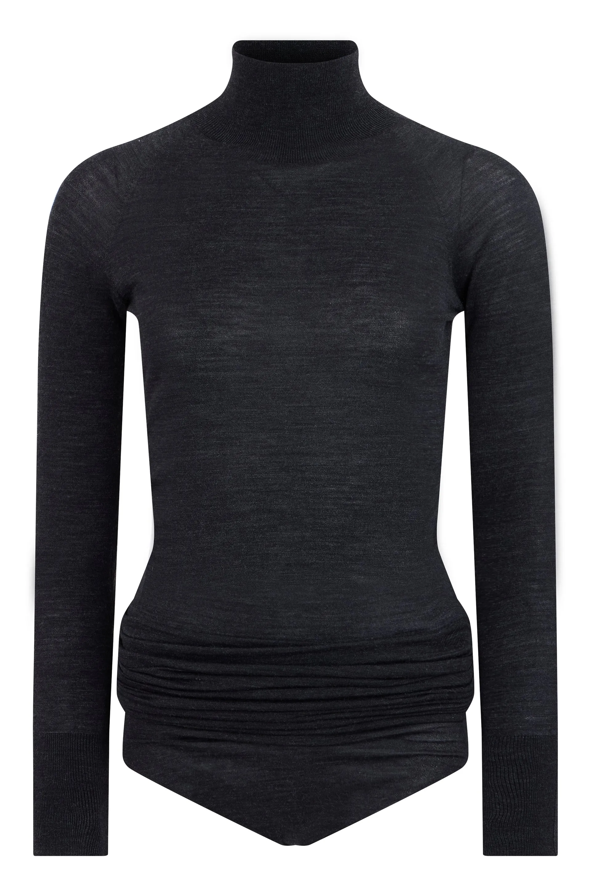 Long-Sleeve Wool Body Black sold by Lord & Taylor