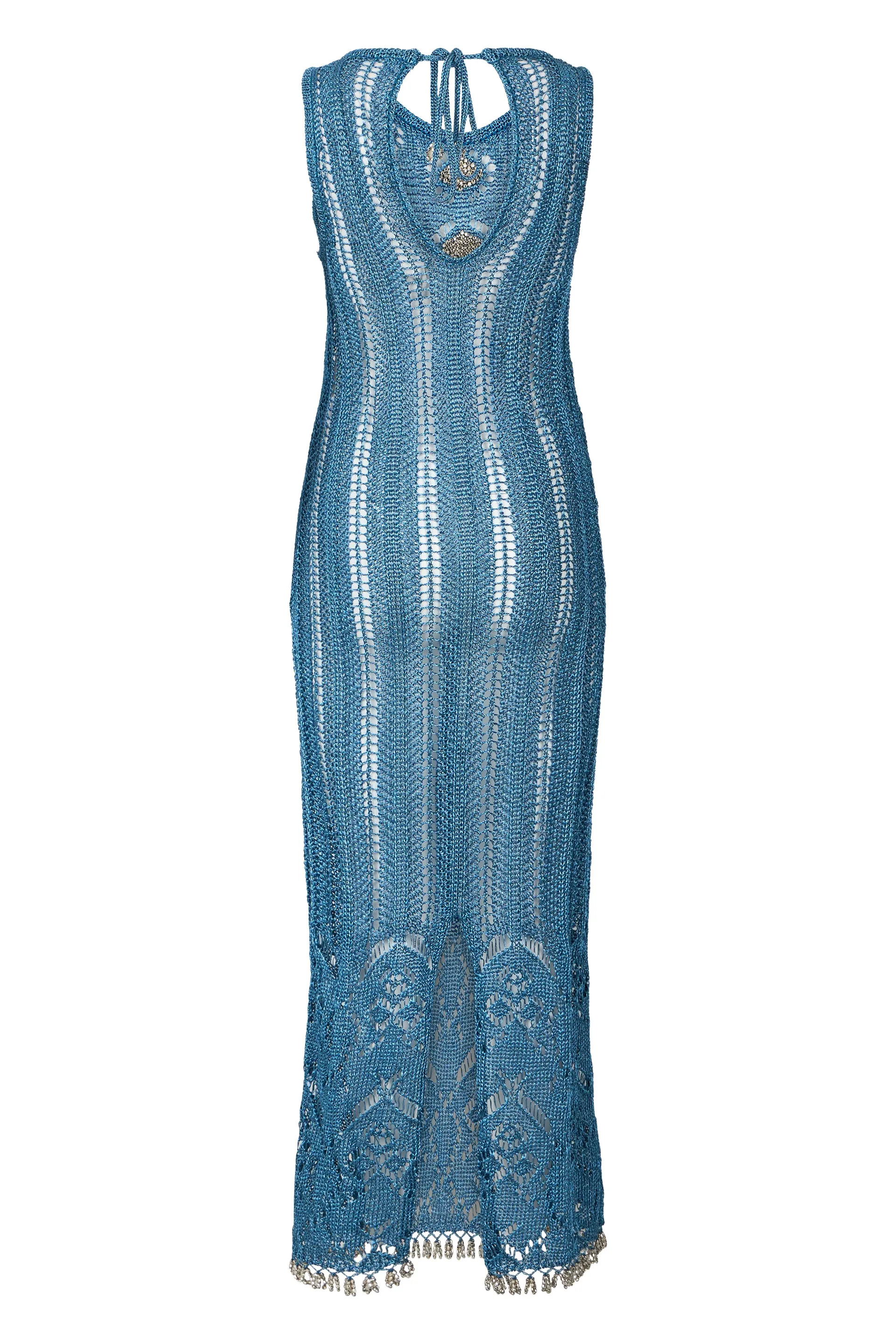Midi Crochet Dress Light Blue sold by Lord & Taylor product image thumbnail 2