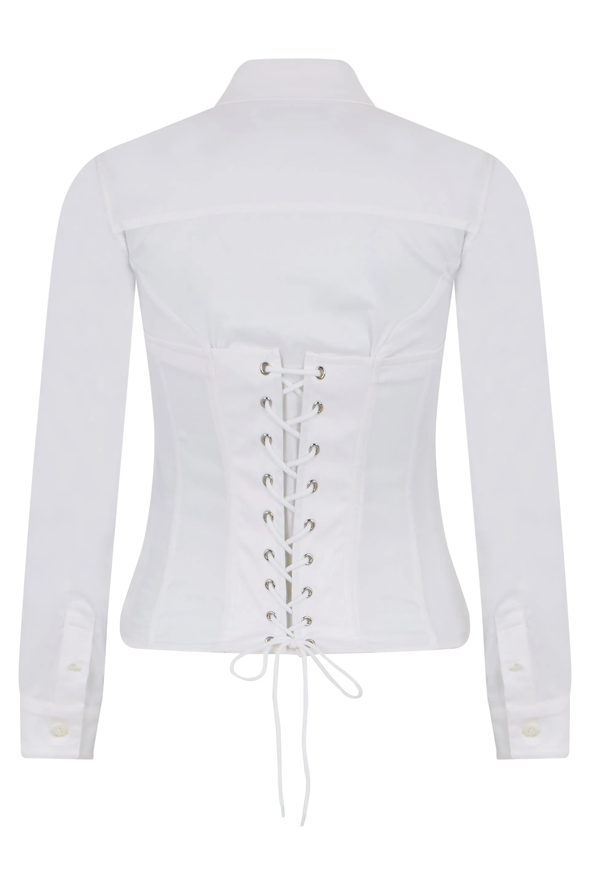 Shirt Cotton Long-Sleeve White sold by Lord & Taylor product image thumbnail 2